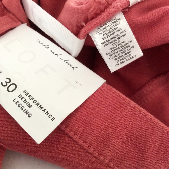 Ann Taylor Loft 4 ways stretch denim leggings - Picture 7 of 8